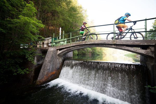 Auf dem Radweg im Piestingtal.